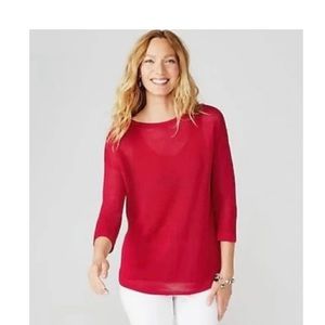 J. Jill linen blend top